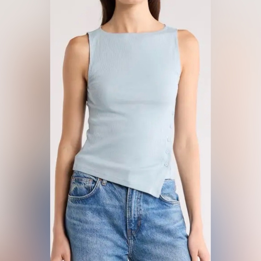 REFORMATION 
Hudson Knit Tank - Mineral
